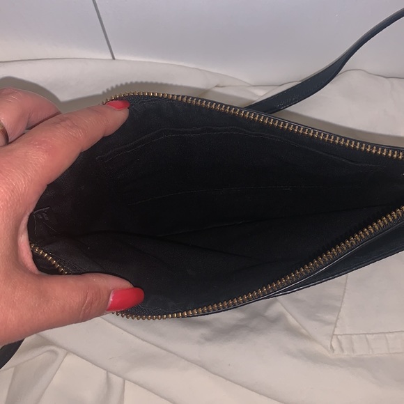 Coach Saffiano Black Leather Crossbody bag - Picture 5 of 6